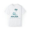 Aruba house trees Unisex Garment-Dyed T-shirt