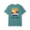 Aruba vacation trees Unisex Garment-Dyed T-shirt