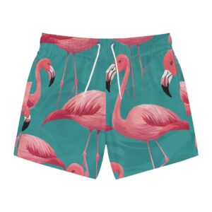 Flamingo pattern Swim Trunks (AOP)