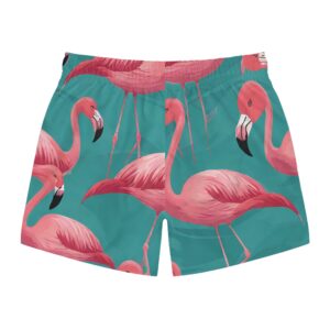Flamingo pattern Swim Trunks (AOP)