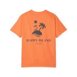 Happy island Aruba Unisex Garment-Dyed T-shirt