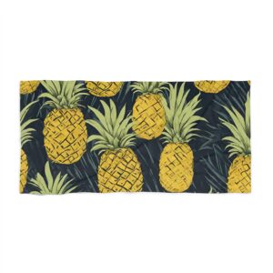 pineapples Beach Towel