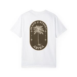Beach Resort Aruba Unisex Garment-Dyed T-shirt