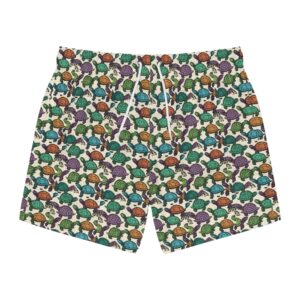 colorful turtles Swim Trunks (AOP)