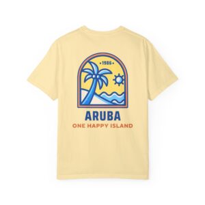 palm sun sea Unisex Garment-Dyed T-shirt