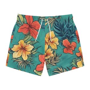 Tropical flowers Swim Trunks (AOP)