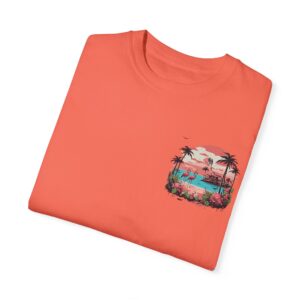 Flamingos dance Unisex Garment-Dyed T-shirt
