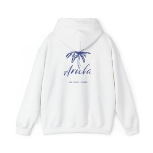 Island Palm Hoodie — Aruba