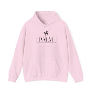 Palm Beach Aruba Minimalist Hoodie — Palm Tree Graphic Pullover