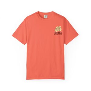 Aruba One Happy Island Turtle T-Shirt (Sunset Coral)
