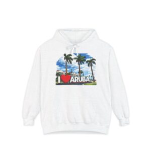 Aruba Palm 'I Heart Aruba' Hoodie — Tropical Vacation Sweatshirt
