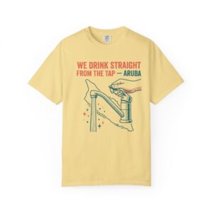 Aruba 'We Drink Straight From The Tap' Graphic T‑Shirt