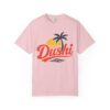 15327162436975246050_2048.jpeg Dushi t-shirt - retro sunset tropical palm beach tee in pink