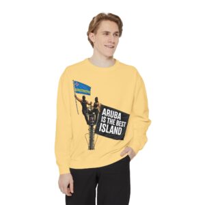 Aruba Is The Best Island Sweatshirt — Island Flag Graphic Crewneck