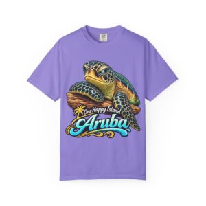 Aruba Sea Turtle T-Shirt — ‘One Happy Island’ Vacation Tee